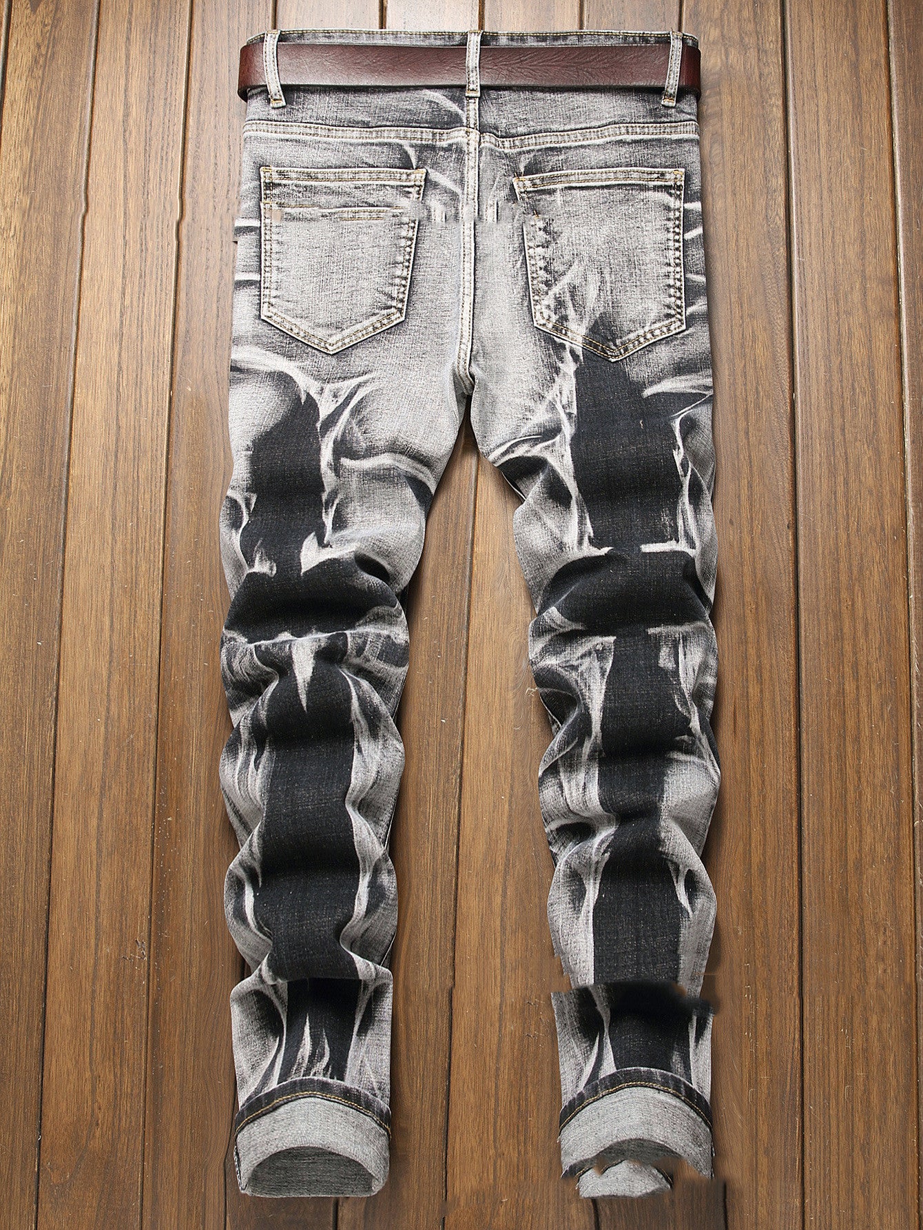 Slim Fit All-match Gray Men's Comfortable