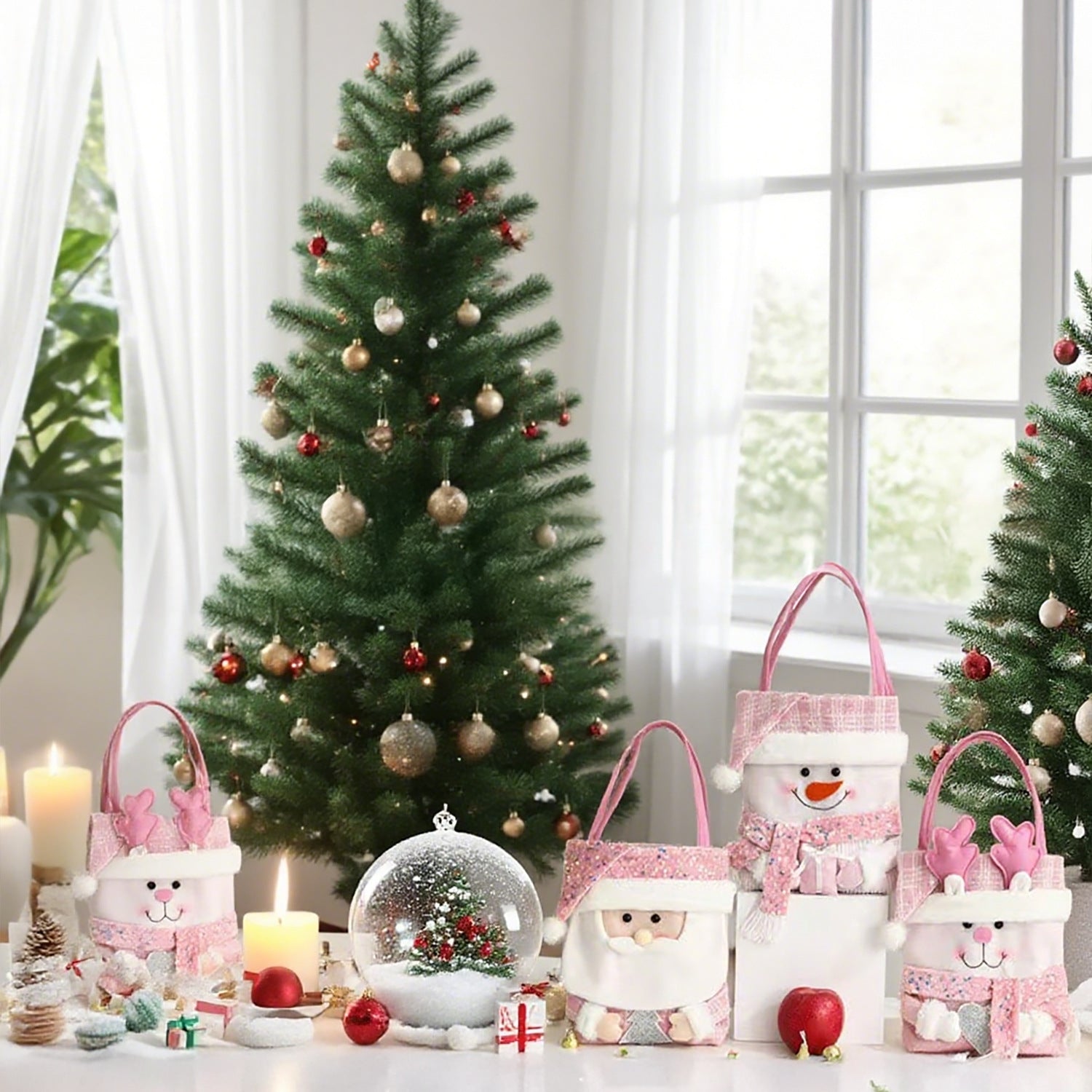 Cartoon Cloth Doll Christmas Gift Bag