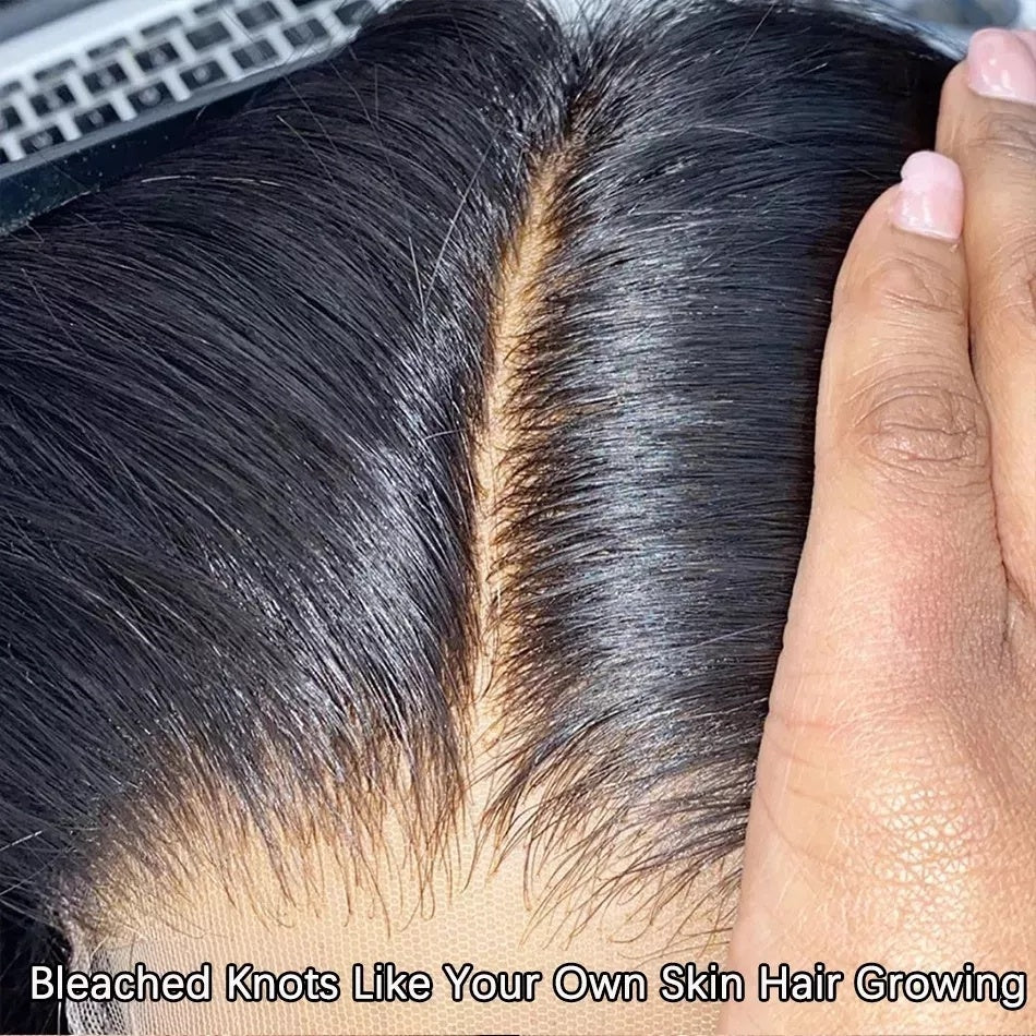 Bleached Knots Human Hair Wig 6X4