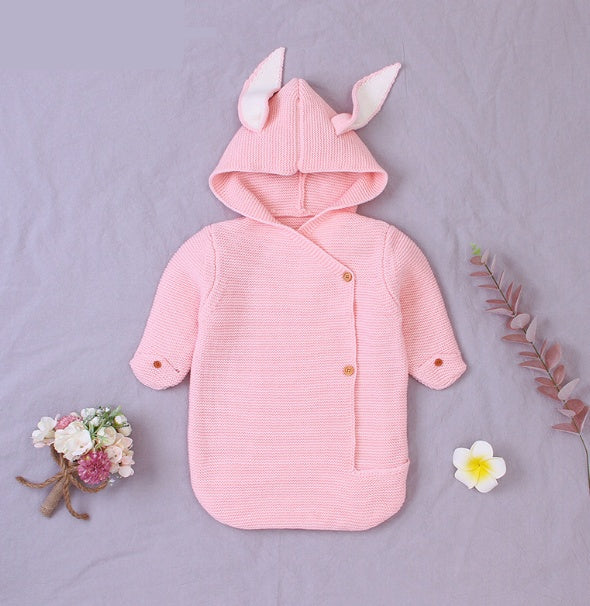 Knitted Baby Sleeping Bag