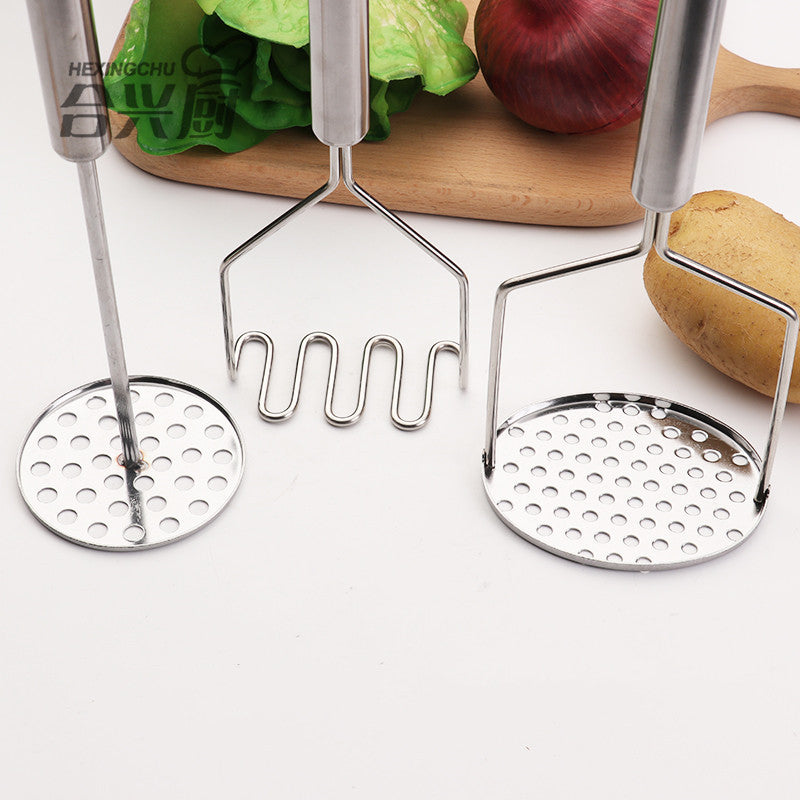 Potato Masher Thickened Stainless Steel Disc Manual Kitchen Tools