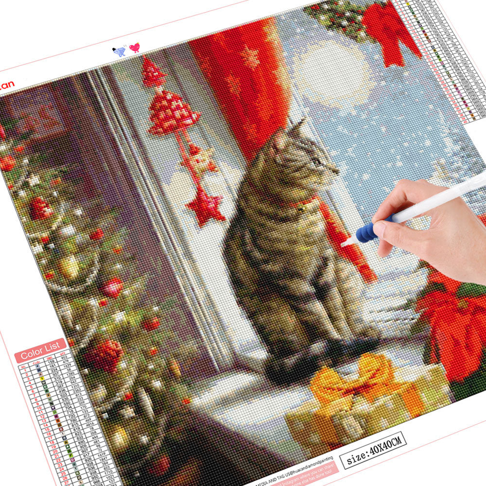 New Product Christmas Cute Pet Theme 5D Diamond PaintingAnimal Diamond Painting Resin Art Decoration