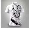 Lion Printing Casual T-shirt