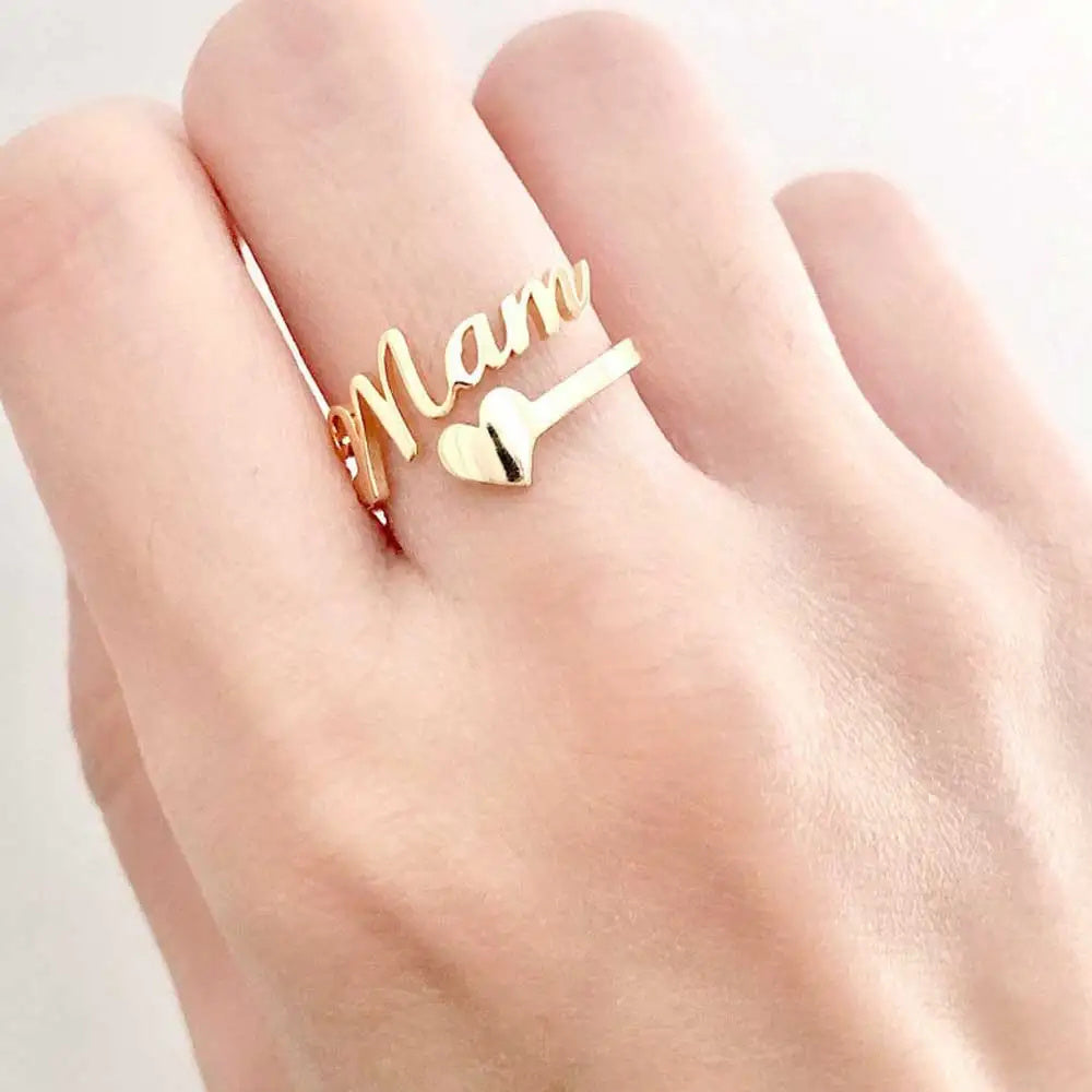 Custom Name Stainless Steel Ring