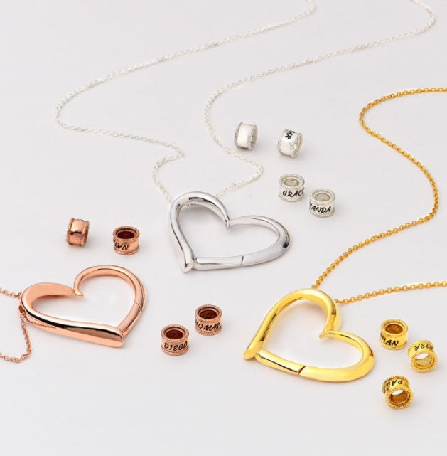 Custom Heart Name Necklace