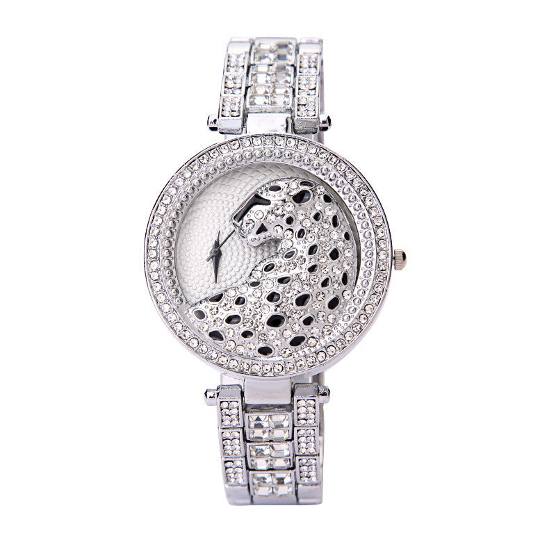 3D Diamond Leopard Watch