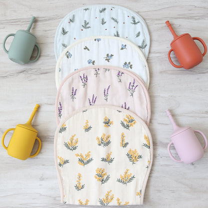Baby Pat Towel Six-layer Gauze Bib Newborn Cotton Shoulder Pad Baby Bib Spitting-up Towel