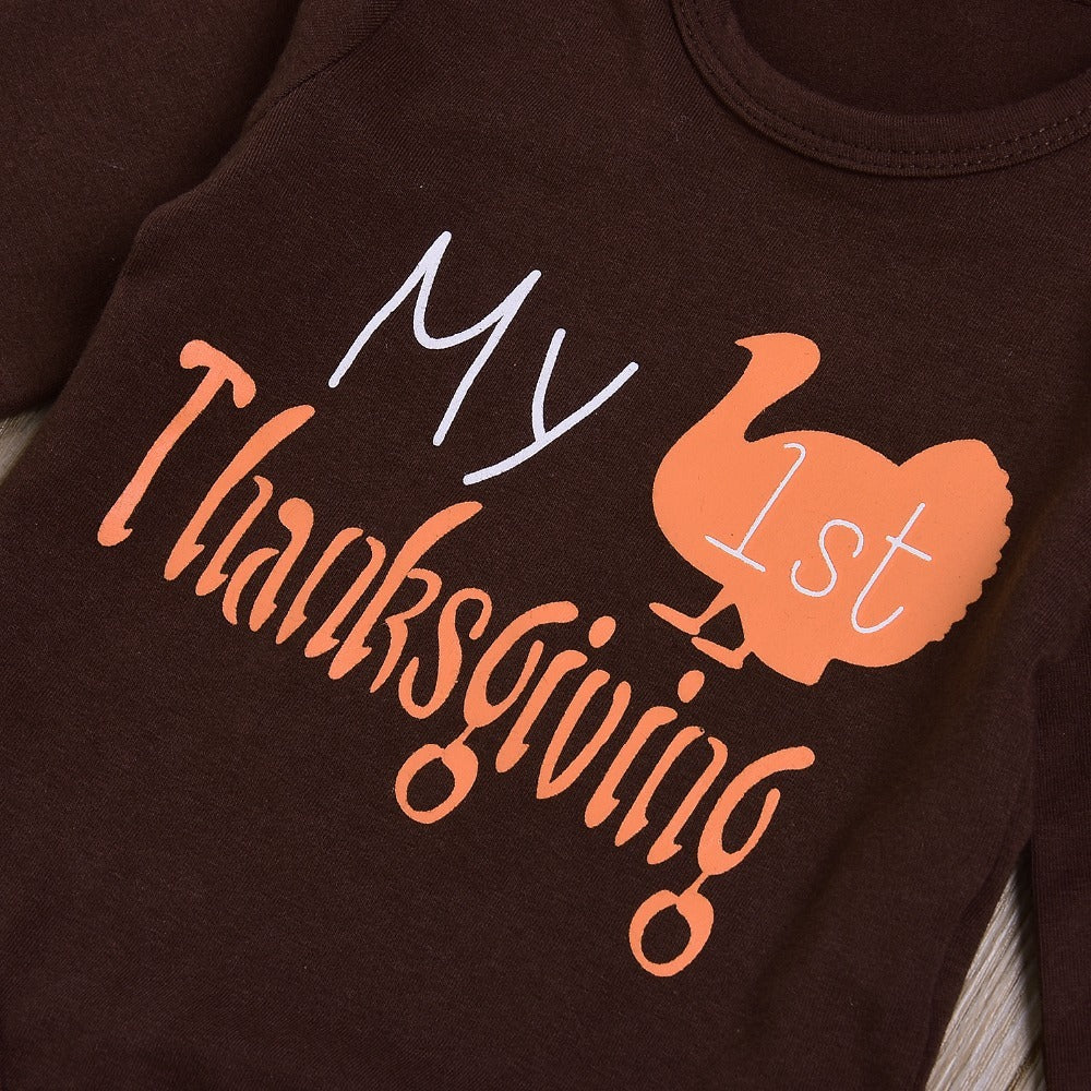 Thanksgiving Turkey Baby Set
