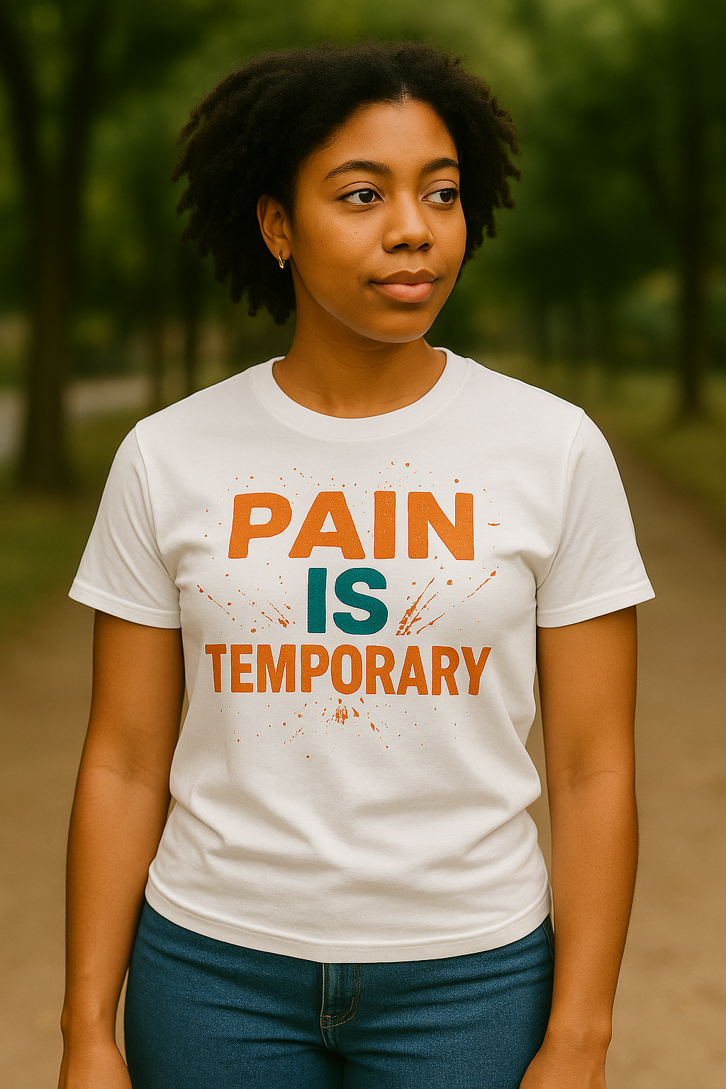 Pain Is Temporary – Bold Splash Tee