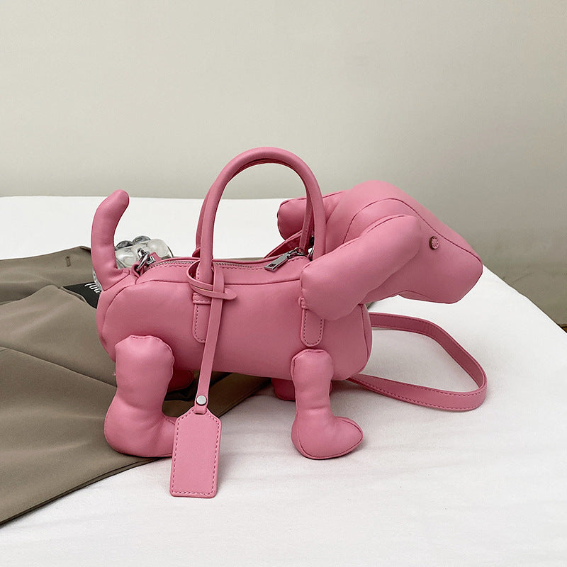 Creative Puppy Weird Animal Design Handbag Shoulder Bag