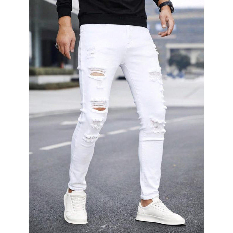 Casual Slim Fit Denim Pants