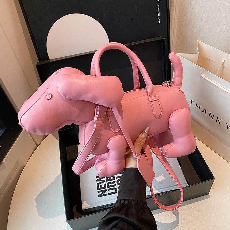 Creative Puppy Weird Animal Design Handbag Shoulder Bag