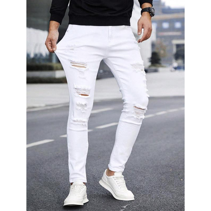 Casual Slim Fit Denim Pants