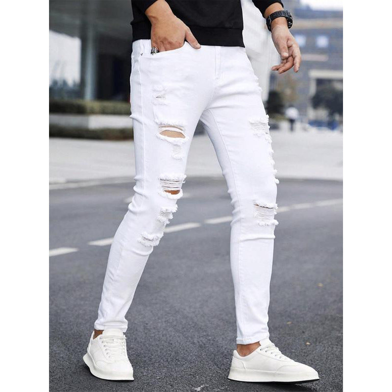 Casual Slim Fit Denim Pants