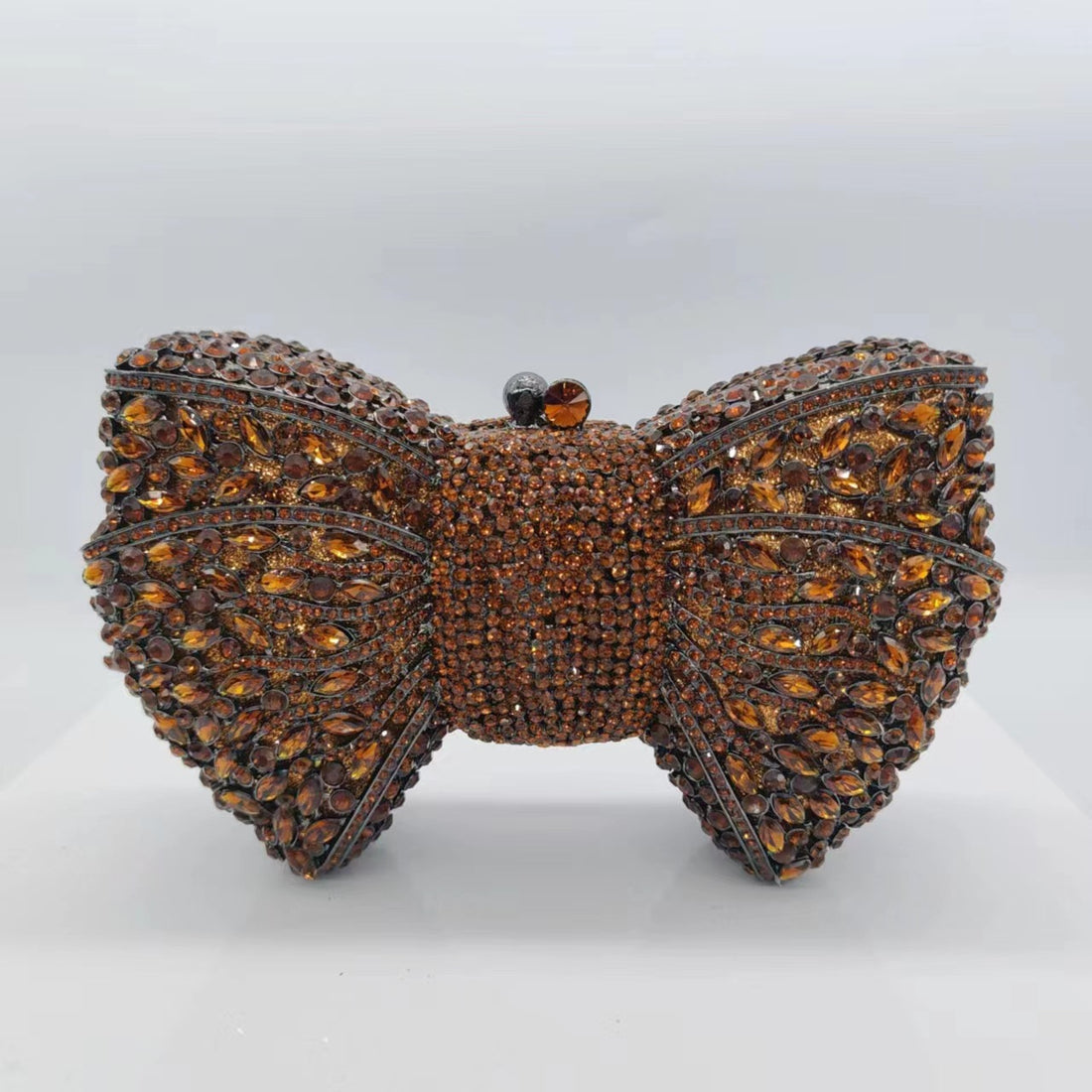 Bow Diamond Evening Bag Rhinestone Clutch