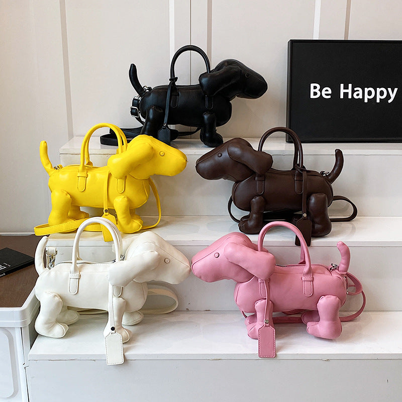 Creative Puppy Weird Animal Design Handbag Shoulder Bag