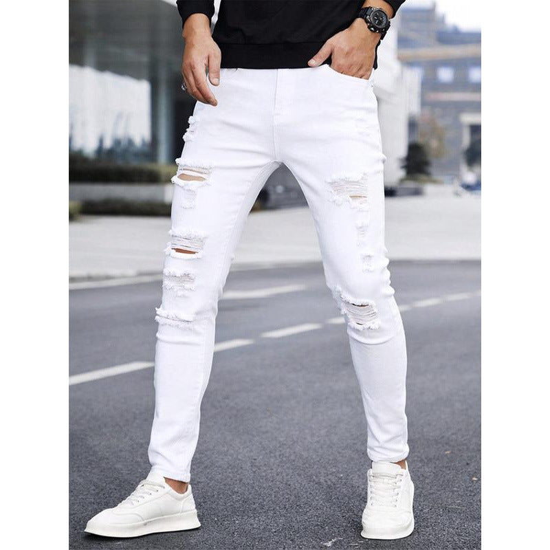 Casual Slim Fit Denim Pants