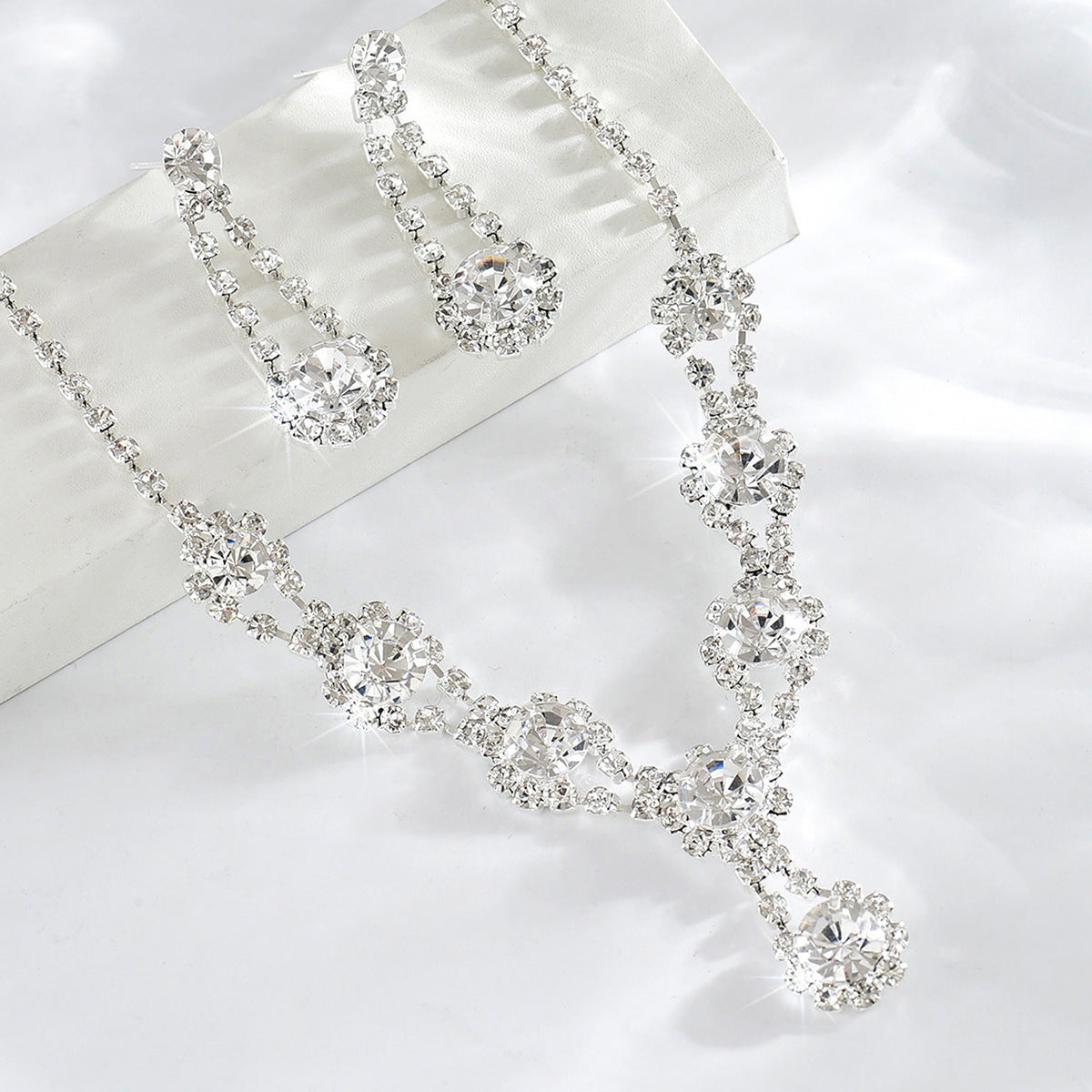 Rhinestone Crystal Jewelry Set