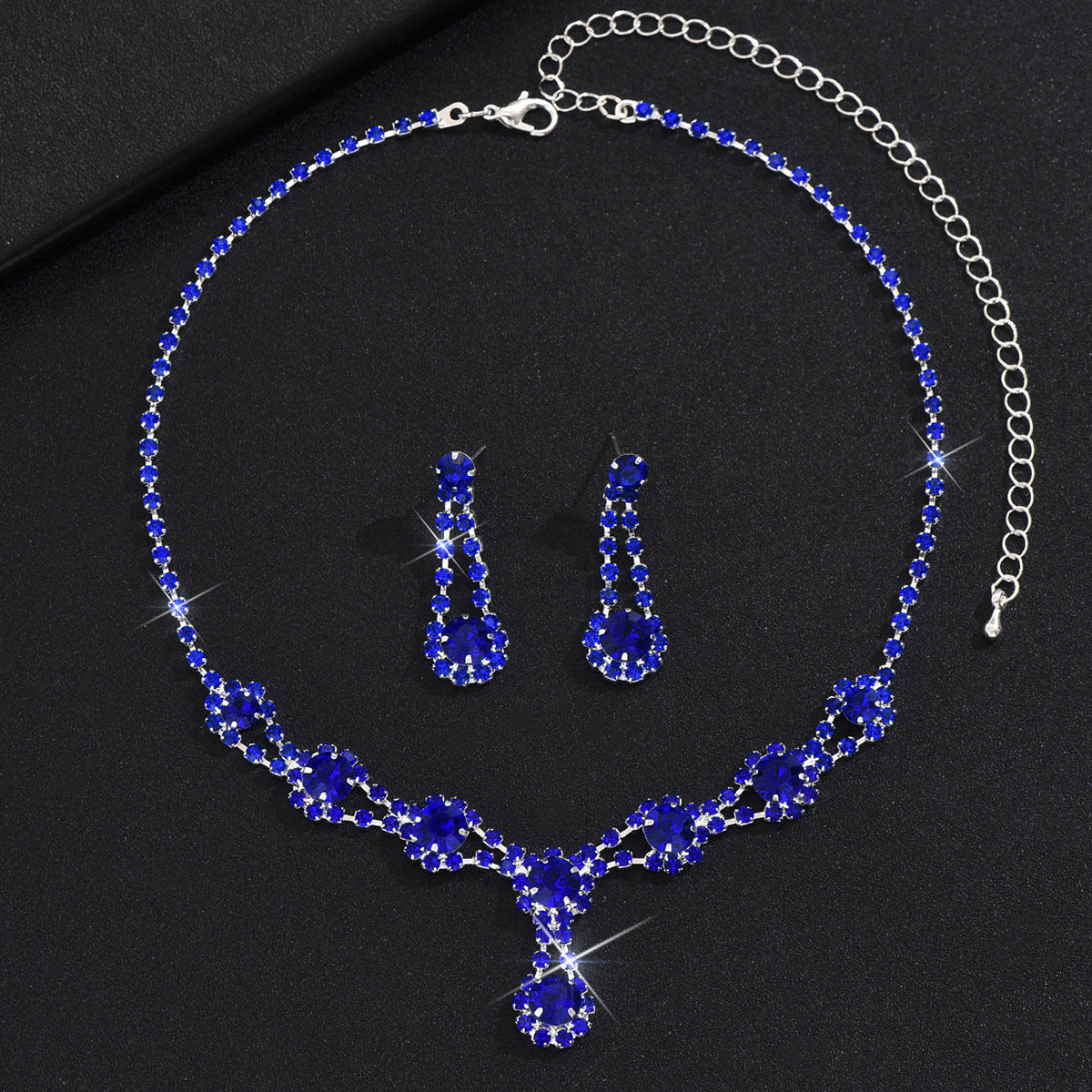 Rhinestone Crystal Jewelry Set