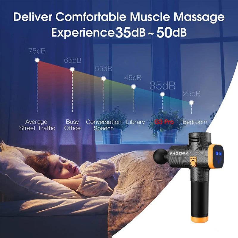 Electric Massage Gun with 6 Massage Heads