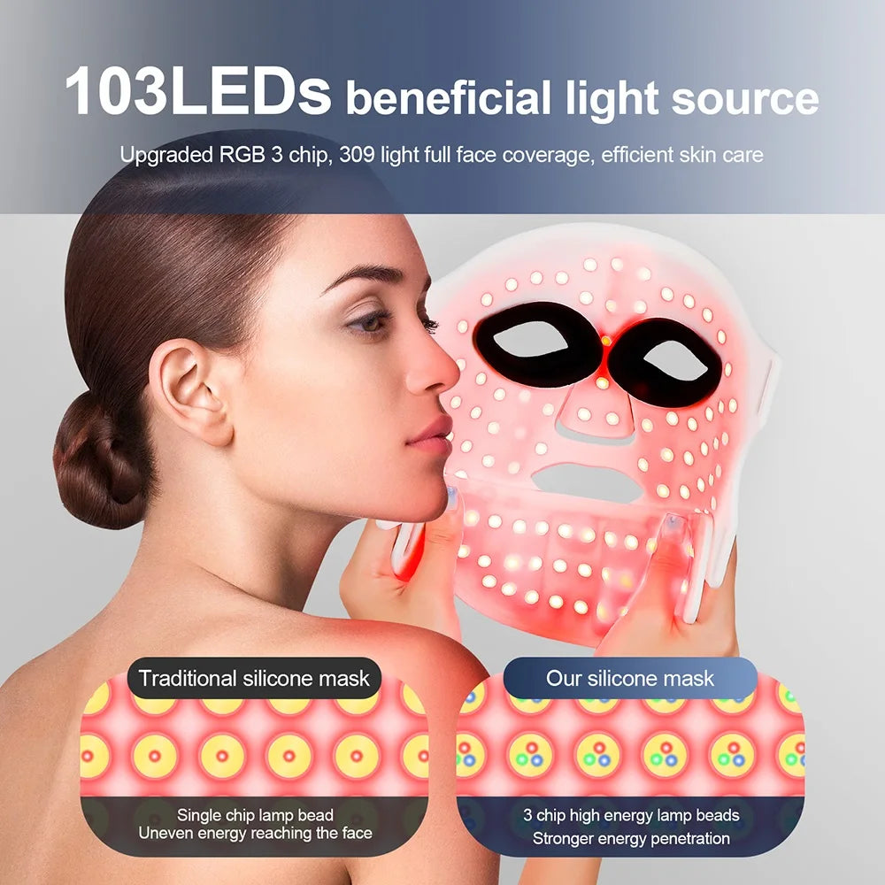 Silicone LED Face & Neck Mask