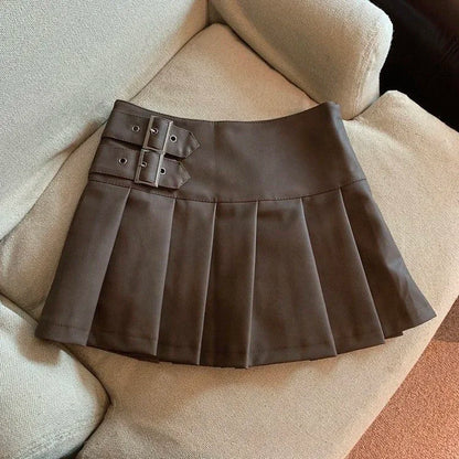 Leather Mini Skirt