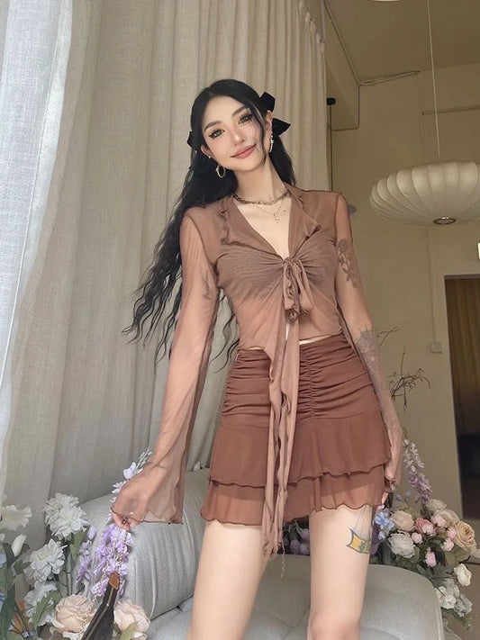 Flare Sleeve Blouse
