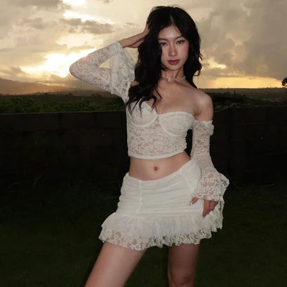Lace Crop Set