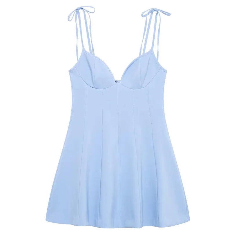 Blue Slip Dress