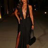 Elegant Halter Backless Dress