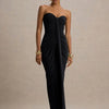 Off-shoulder Strapless Maxi Dress