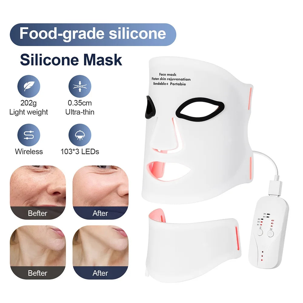 Silicone LED Face & Neck Mask