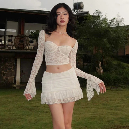 Lace Crop Set