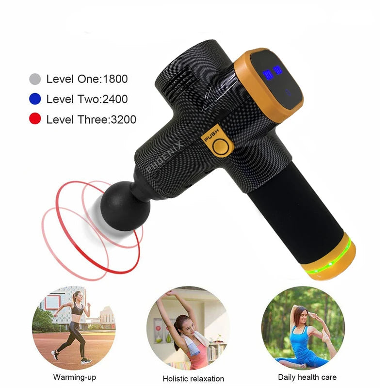 Electric Massage Gun with 6 Massage Heads
