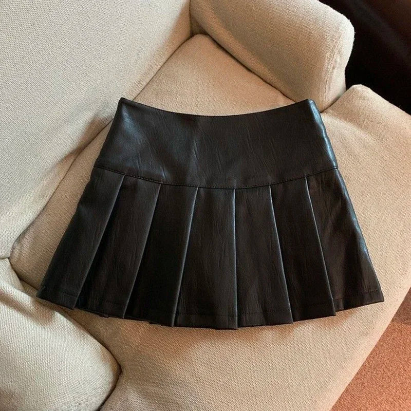 Leather Mini Skirt