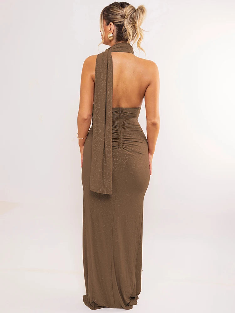 Off-shoulder Sexy Maxi Dress