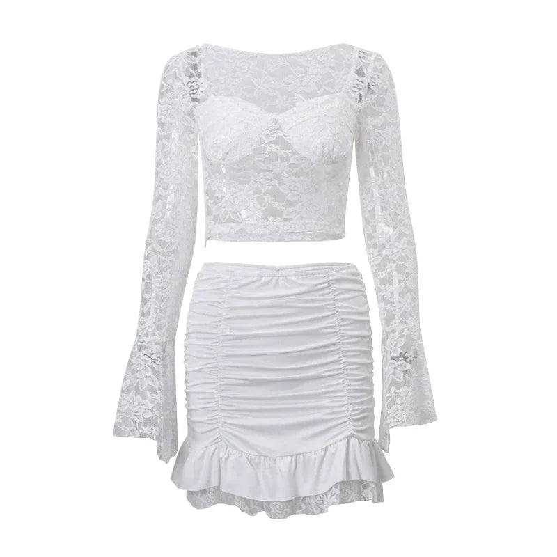 Lace Crop Set