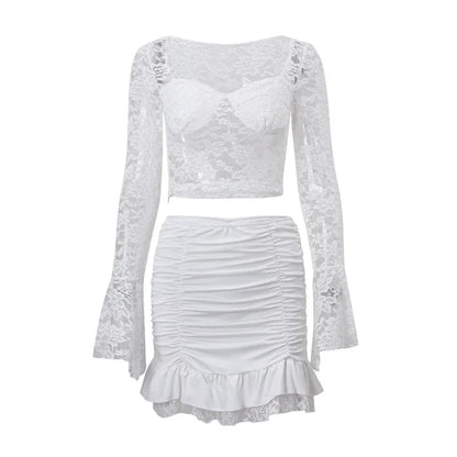 Lace Crop Set