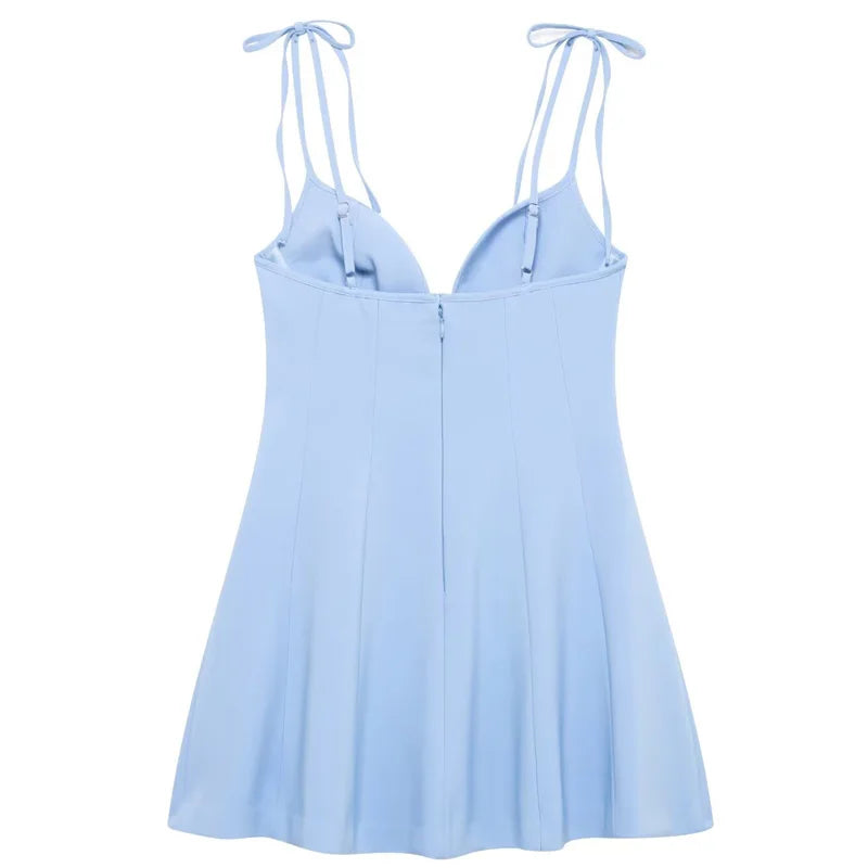 Blue Slip Dress