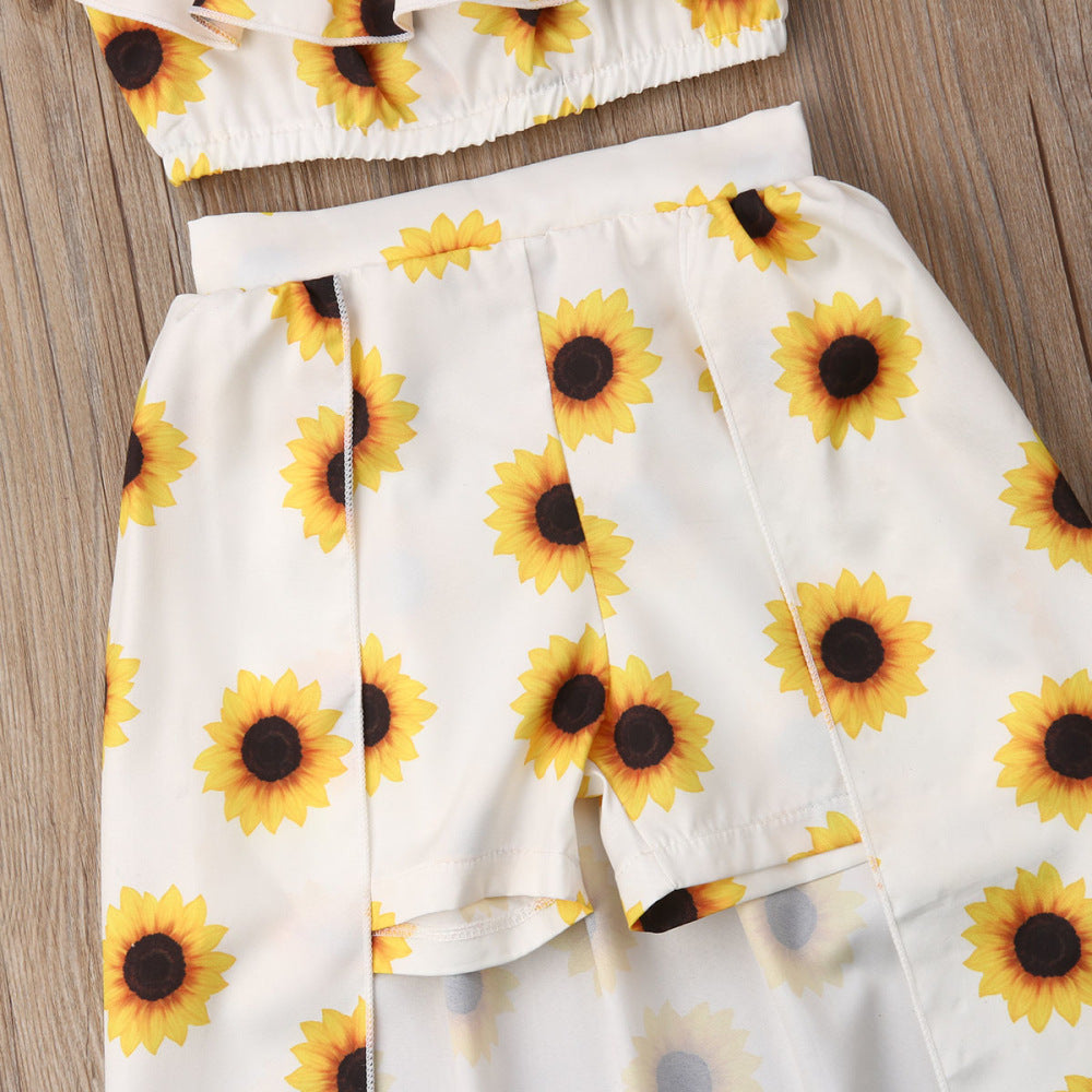 Sunflower 3-Piece Outfit Set