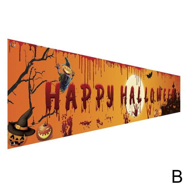 Halloween Party Banner Horror stage background display
