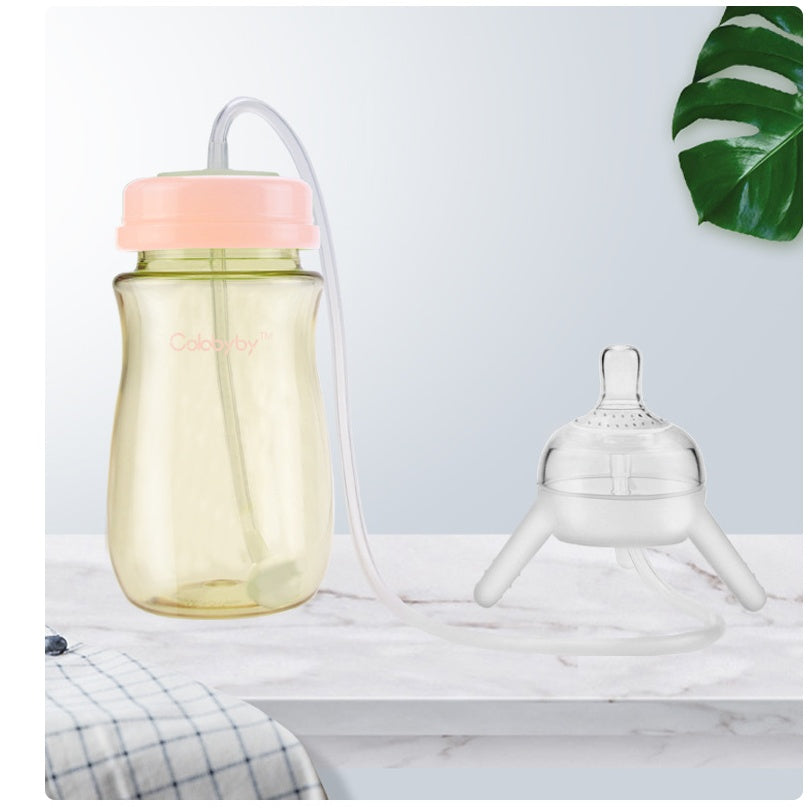 Baby Long Straw Milk Bottle