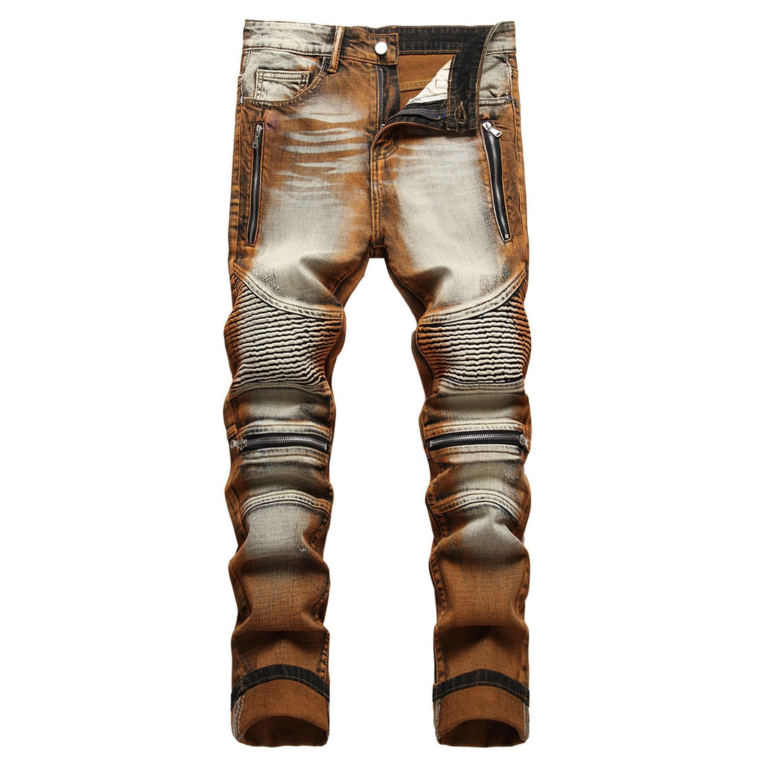 Fashion Zipper Skinny Pants