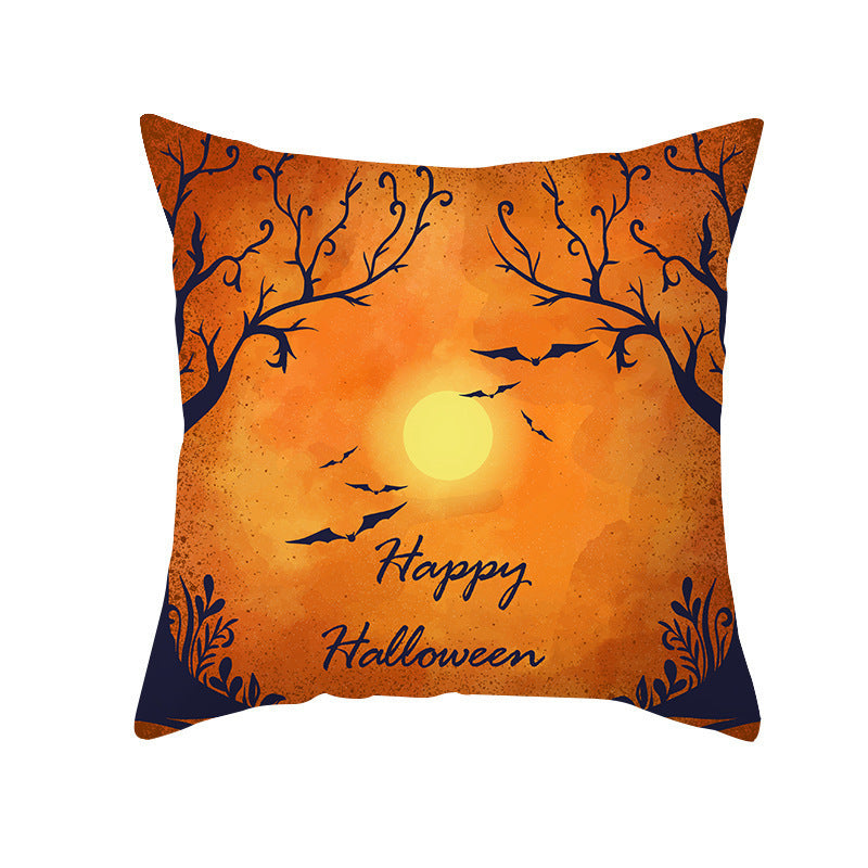 Halloween Pillowcase Pumpkin 🎃 – modern Nordic cushion cover for living room décor
