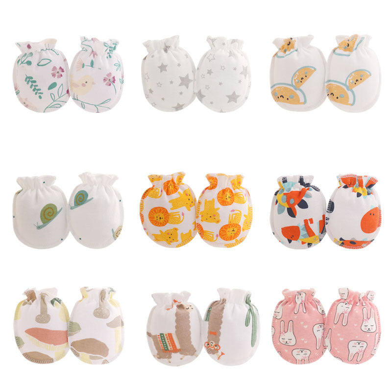 Baby Anti-Scratch Gloves Set