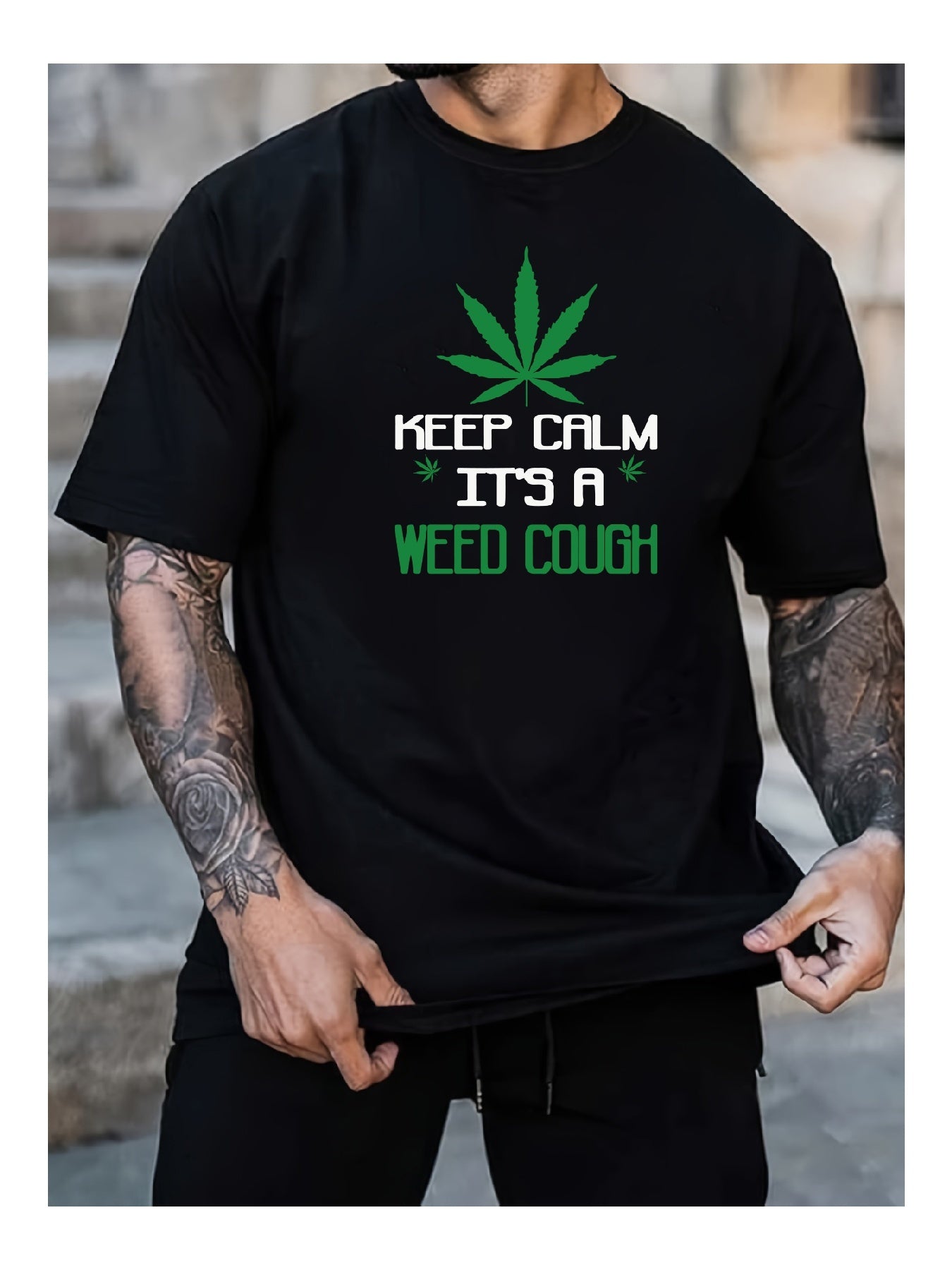 Cannabis Humor Leaf T-Shirt