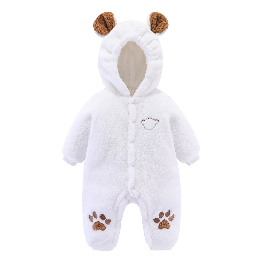 Newborn Baby Onesies Romper Quilted – premium rice velvet baby outfit close-up