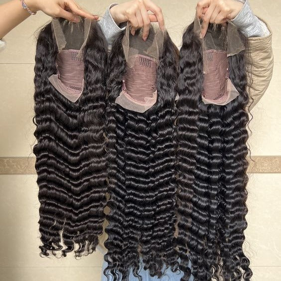 Deep Wave Human Hair Wig 13x4