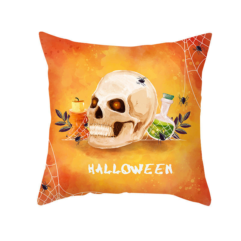 Halloween Pillowcase Pumpkin 🎃 home accent pillow for spooky-season interior styling