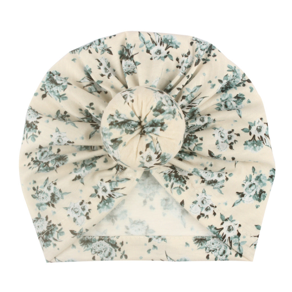 Children's Bun Hat Newborn Print
